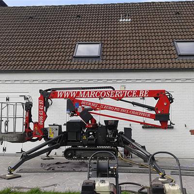 Opstellen van eigen hoogwerker